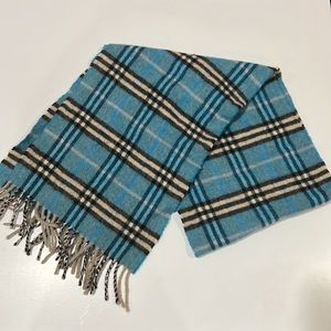 Burberry Blue Nova Check Scarf